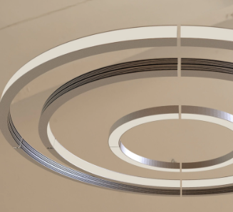 Curvature Circular LED Profile Aluminium Alloy LED Light Housing