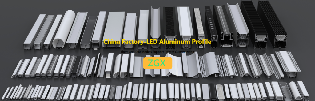 ZGX ALUMINUM PROFILES FOR LED LIGHTS